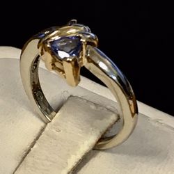 Tanzanite snake ring