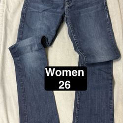 Women 26 Guess Boot Cut Jeans 