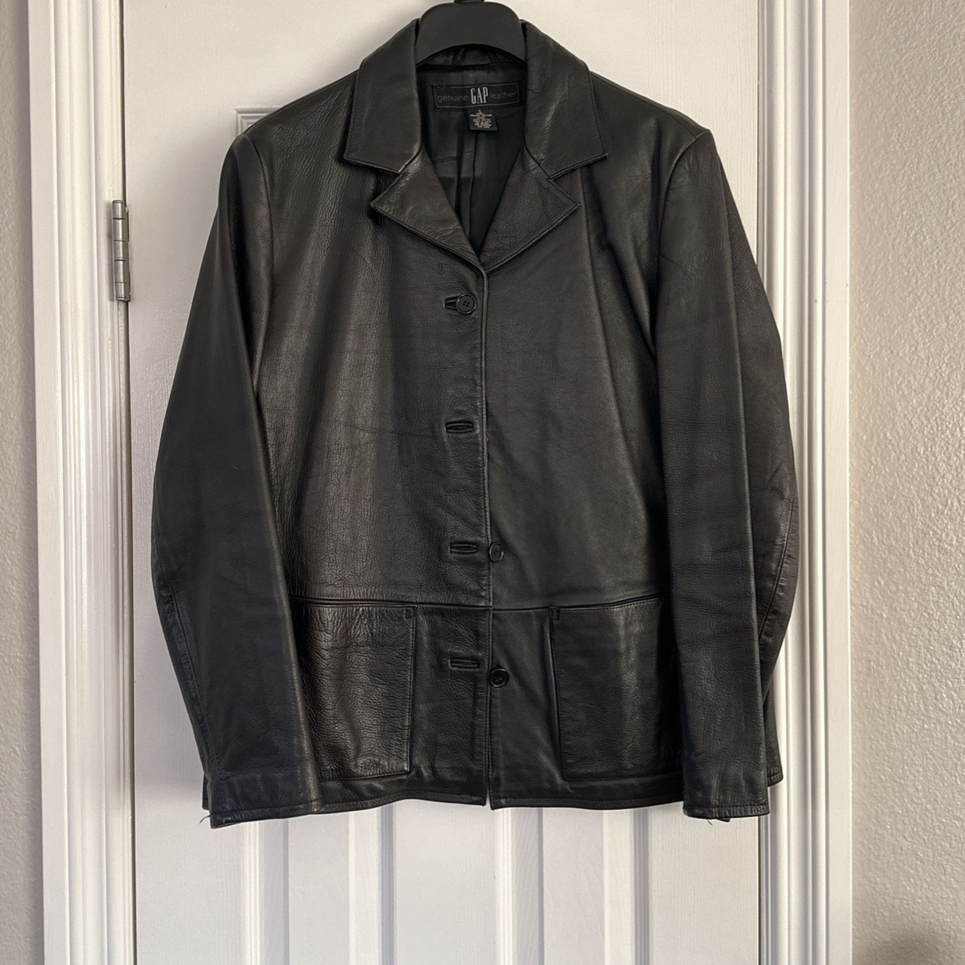 1990s Vintage Woman’s Gap Leather Jacket