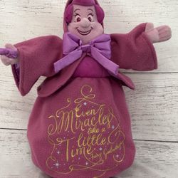 Disney Store Wisdom Collection Limited Release Cinderella’s Fairy Godmother Plush Toy