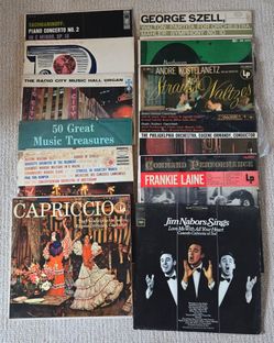 CLASSICAL MUSIC LP RECORD ALBUMS vintage