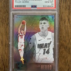 Tyler Herro 2019 Panini Chronicles PSA 10 Rookie Card