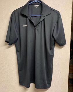 Unisex Popeyes Polyester Short Sleeve Work Shirt Size XL
