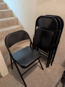 Folding chairs set of 4