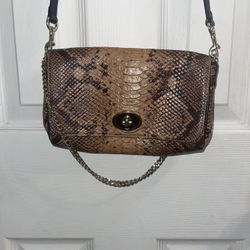 Authentic Coach Snakeskin Mini Crossbody 