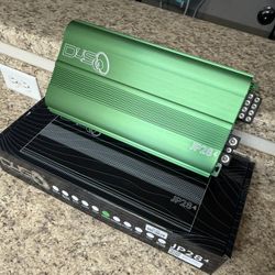DOWN4SOUND JP284 - GREEN | 3000W 4 CHANNEL AMPLIFIER