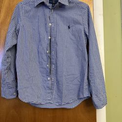 Boys Polo Ralph Lauren Lg 14/16 Button Down Shirt 