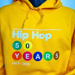 HIP HOP 50 YEARS YELLOW HOODIE