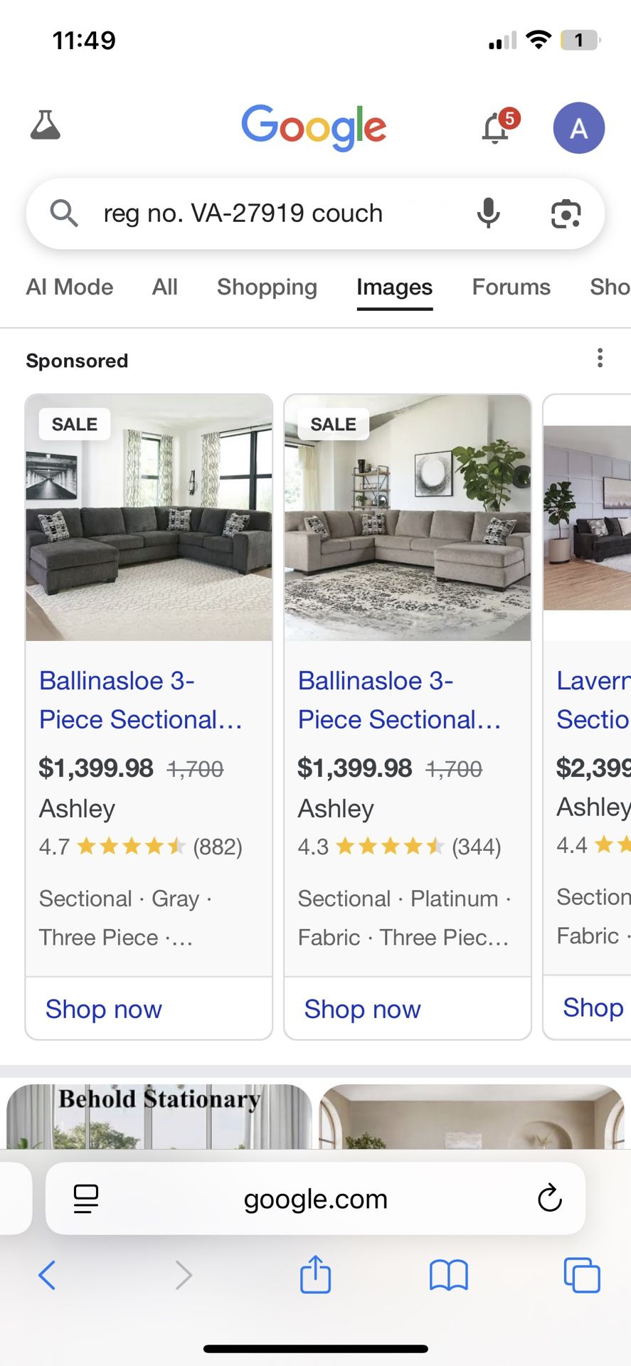 Sectional Couch
