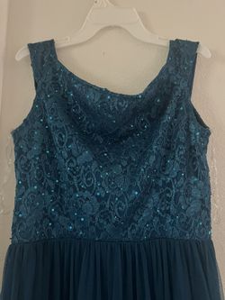 Teal Elegant Junior Dress