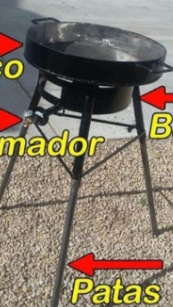 Discos De Arado Para Cocinar De 18/20 Pulgadas , Incluye Base Quemador Y Patas.     La Manguera Se Vende Por Separado   De 3mts Con Los Conectores En 