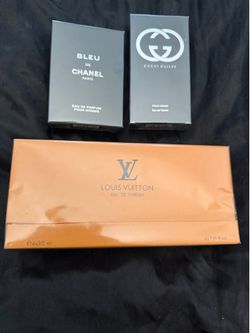 Brand new Cologne and LV set of 4