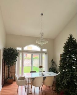 Crystal Ball Chandeliers