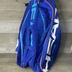 Head Tour Team 12R Monstercombi Tennis Bag Backpack Blue 12 Racquet Racket
