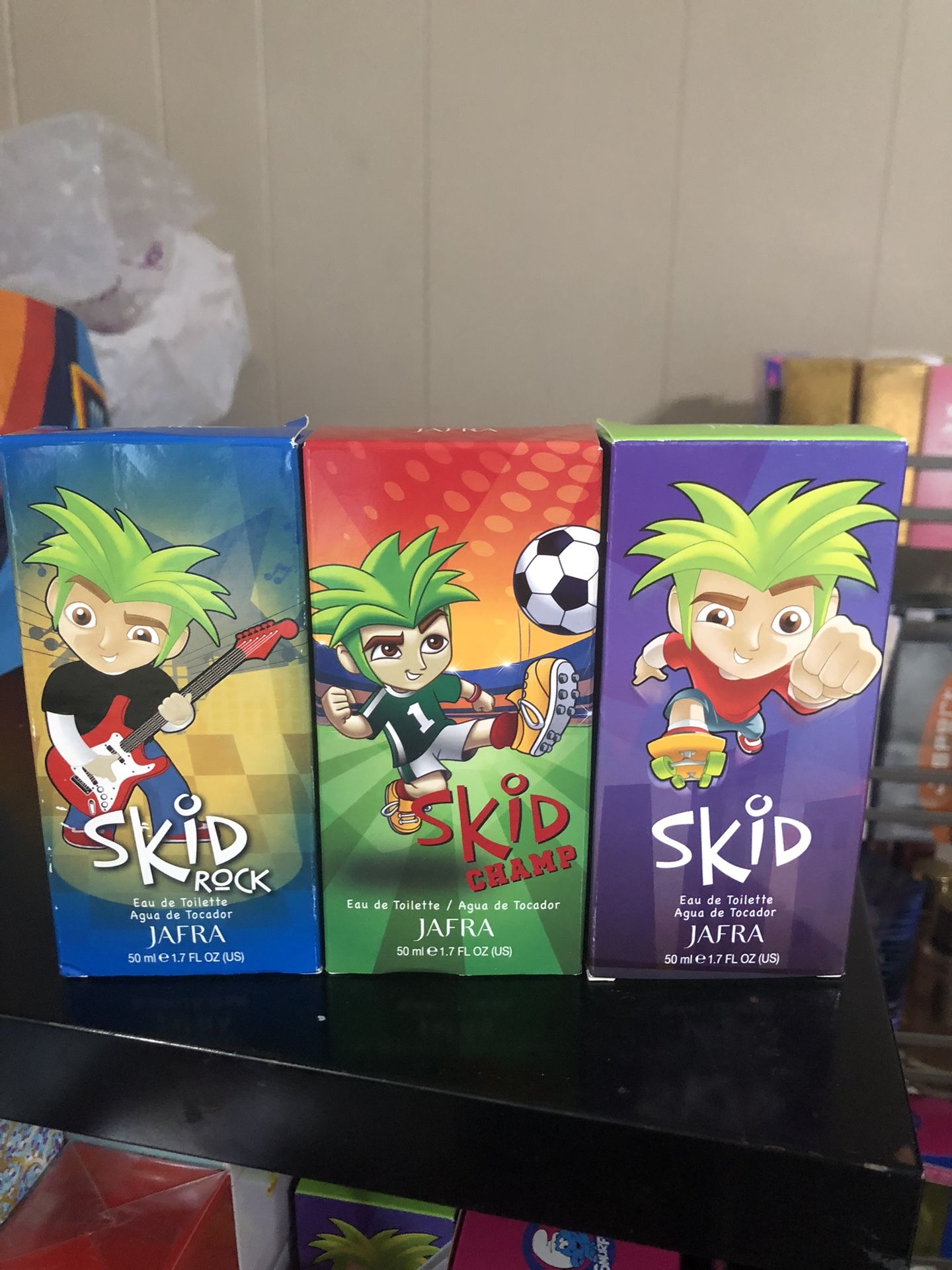 Jafra Perfumes De Niño Skid Paquete De 3