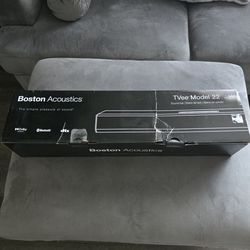 Boston Acoustics TVee Model 22 Sound Bar TV Soundbar Compact Home Theater