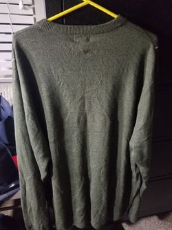 DOCKERS GREEN SWEATER 3XLT