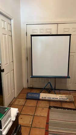 Vintage Da-Lite 40” x40” Movie Screen