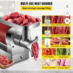 Heavy Duty Electric Meat Grinder Stainless Steel  o  Commercial Electric Meat Grinder – Powerful Motor