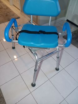 Shower chair transfer bench.