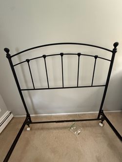 Headboard and bed frame full size