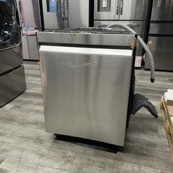 Samsung - 24" AutoRelease Dry Smart Built-In Stainless Steel Tub Dishwasher with 3rd Rack, Linear Wash, 39dBA - Stainless Steel