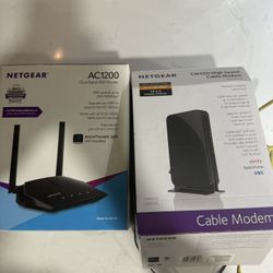 Netgear CM500 & AC1200 