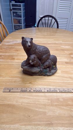 Bear Family Resin Figurine Sculpture