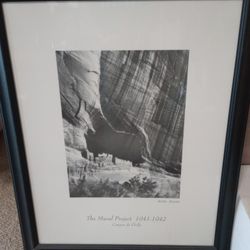 Framed Ansel Adams Print Poster Canyon De Chelly 