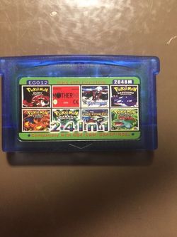 New GBA 24 games in 1 cartridge