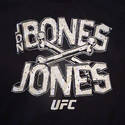 UFC Jon Jones "Bones" T-Shirt 2XL MMA Bones Jones Heavy Weight Champ 