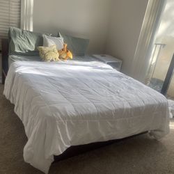 IKEA Queen Bed Frame In Good Condition (contact info removed) $100