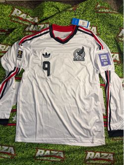 Mexico National Team Raúl #9 Long Sleeve Jersey Size XXL