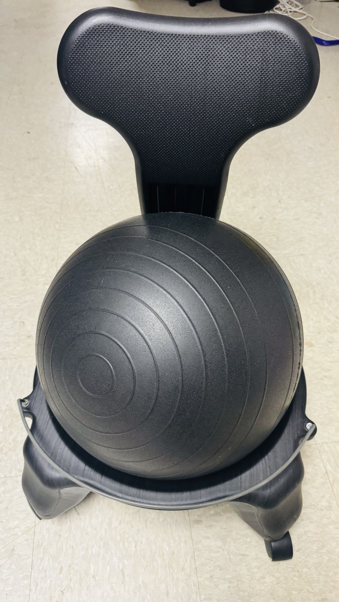 GAIAM GYM BALL CHAIR & BALL