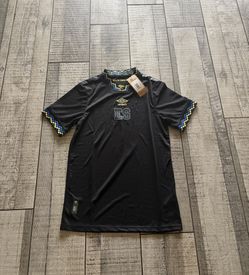 Umbro El Salvador Soccer Jersey Black Blue Yellow Small Officially Licensed