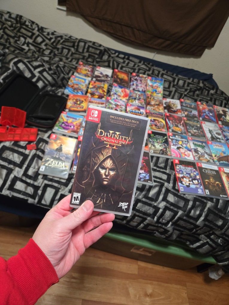 Nintendo Switch Game Lot With Additional Cases