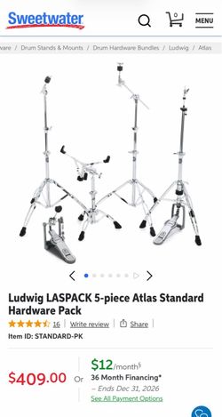 Ludwig atlas hardware pack