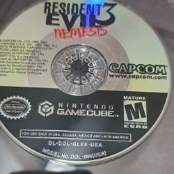 Resident Evil 3 For Gamecube 