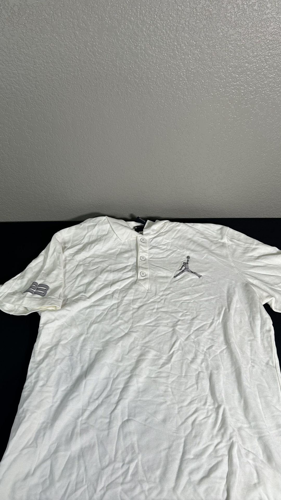 Jordan Brand Polo Shirt White Classic & Clean Look