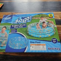Rainbow Splash Pool  6 And Up