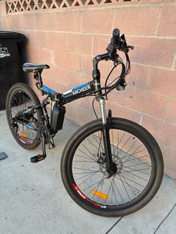 26” Ancheer Sport Electric Folding Mountain Bike, BATTERY & CHARGER ARE NOT INCLUDED