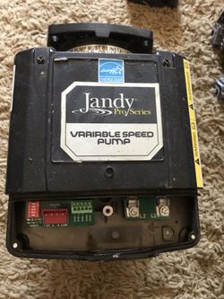 JANDY VARIABLE 1.65 TOTAL HP POOL PUMP FOR PARTS OR TO BE REFURBISHED ($95) OBO
