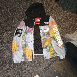2014 Supreme And Northface Colab Jacket Rare 