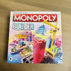 Monopoly Builder Board Game, Board Games for Kids and Adults