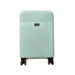 Rachel Zoe Mint Green Hardside Carry-On Luggage - Chevron Spinner Suitcase, 22"