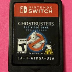 Ghostbusters The Video Game Nintendo Switch Game 