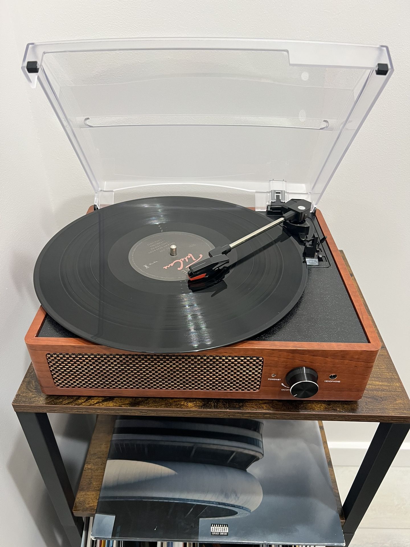 Vinyl Record Player & Stand