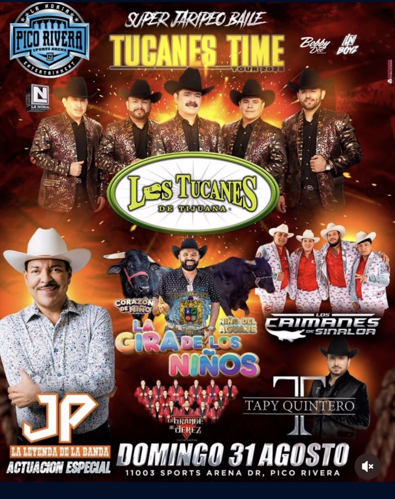 Los Tucanes De Tijuana Concert Pico Rivera