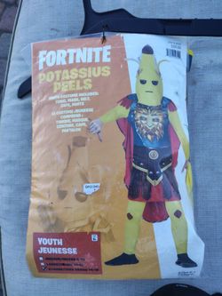 Kids Fortnite Potassius Peels Youth Costume XL