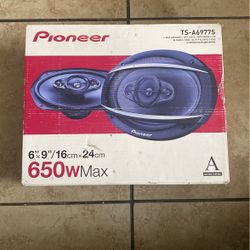 Pioneer TS-A6977S A-Series 6" x 9" deep 4-Way Coaxial 650 Watts Car Audio Speaker